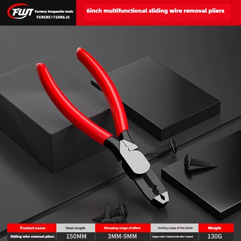 Slip-Tooth Screw Pliers Screw Removal Pliers Slip-Wire Pliers Carp Slip-Wire Screw Pliers Rusty Wire Removal Pliers