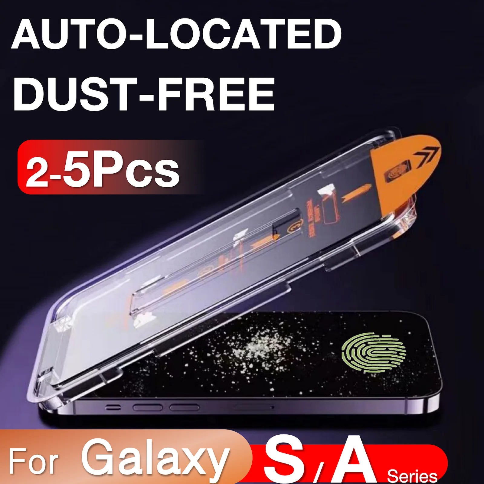 2-5Pcs for Samsung Galaxy S25 S24 Ultra S23 S22 S21 plus A36 A25 A15 A35 A26 A16 A54 A55 A56 5G Screen Protector Tempered Glass