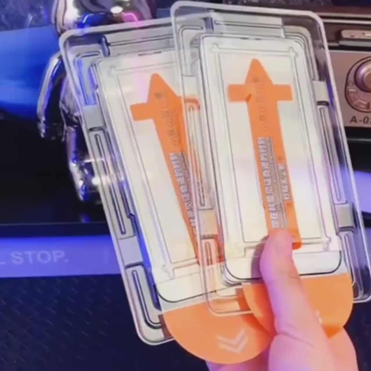 3 protecteurs d'écrans en verre trempé avec guide de pose pour iPhone 11 à iPhone 16 Pro Max